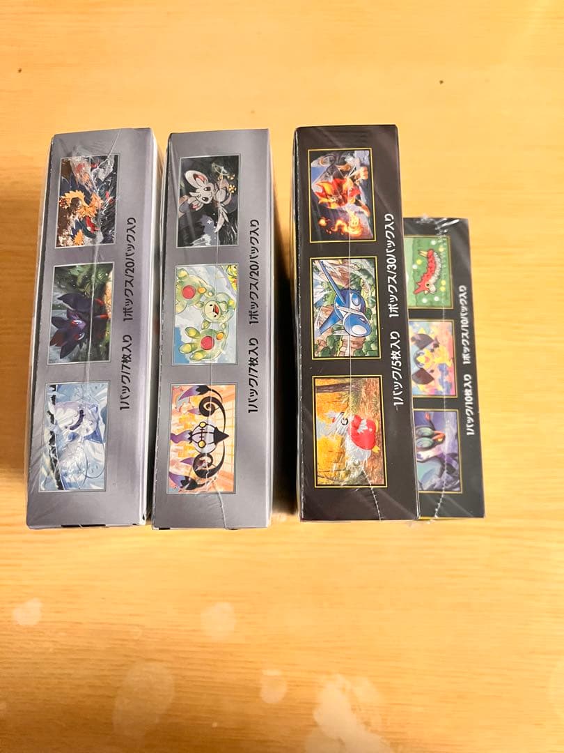 ★シュリンク付き　ポケモンカードゲームBOX4セット