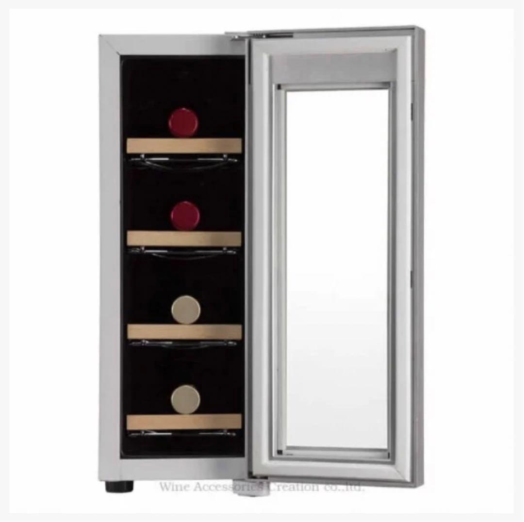 CE-4W-W(ホワイト) ペルチェ方式4本収納用ワインセラー