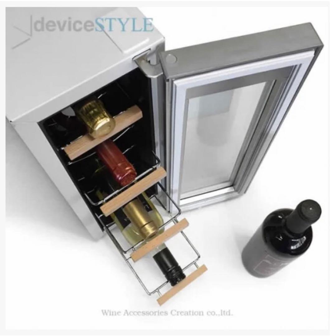 CE-4W-W(ホワイト) ペルチェ方式4本収納用ワインセラー