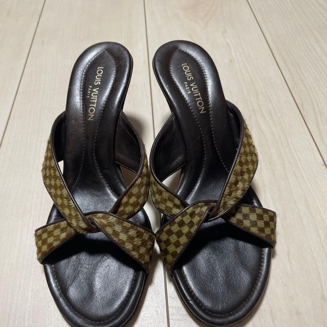 シーズンオフ大特価❗️ルイヴィトン、ミュール　24センチ