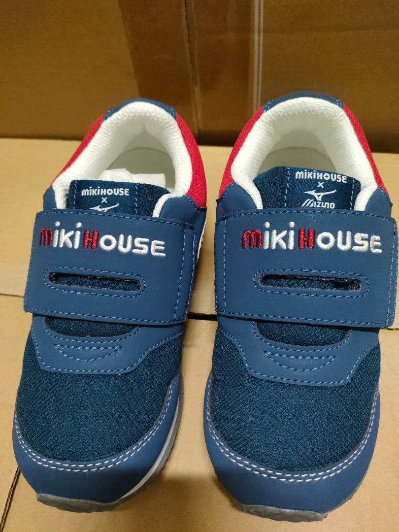 ⭐*︎様 mikihouse ミキハウス　ミズノコラボ キッズシューズ 未使用