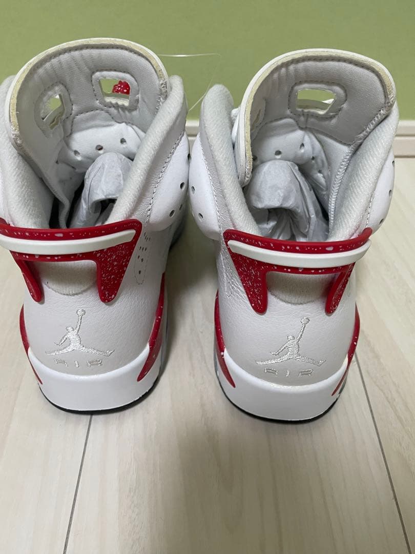 Air Jordan 6 ホワイト/レッド　23cm