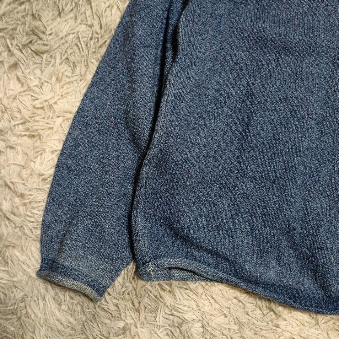 【Michael Ross】90s デニムセーター S インディゴ 藤原ヒロシ