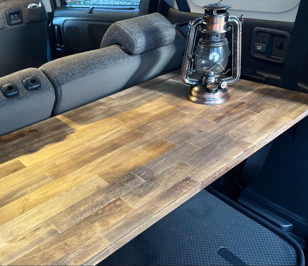 【改良版】新型シエンタ10系専用 天然木ラゲッジボード ワトコオイル仕上げ