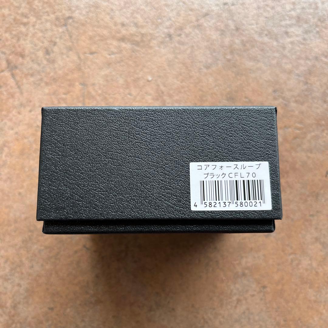 【新品】コアフォース ループ ブラック 70cm ネックレス