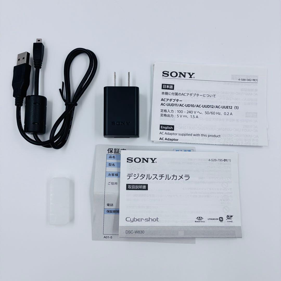 SONY Cyber-Shot DSC-W830 デジカメ ほぼ新品
