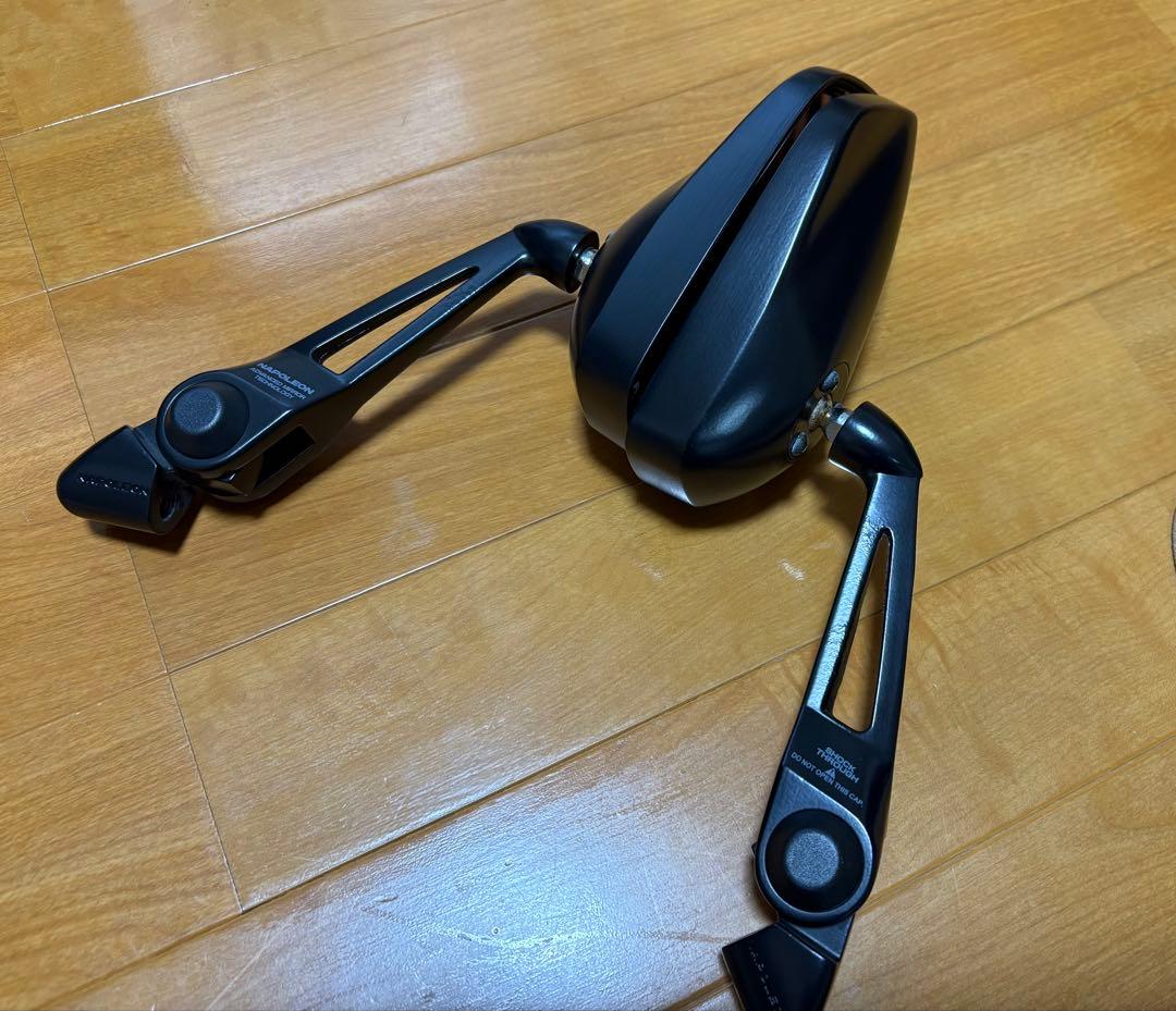 【期間限定値下げ】タナックス ミラー ナポレオン シャークミラー3 左右セット