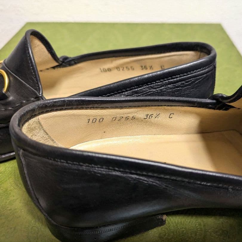 専用　美品　GUCCI　ホースビットローファー　黒　36 1/2