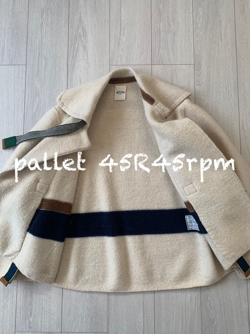 45R45rpm 縮絨のダッフルボレロ