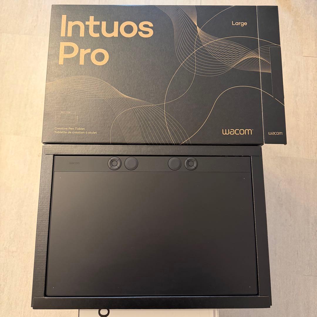 ほぼ新品保証書付き　Wacom intuos pro large