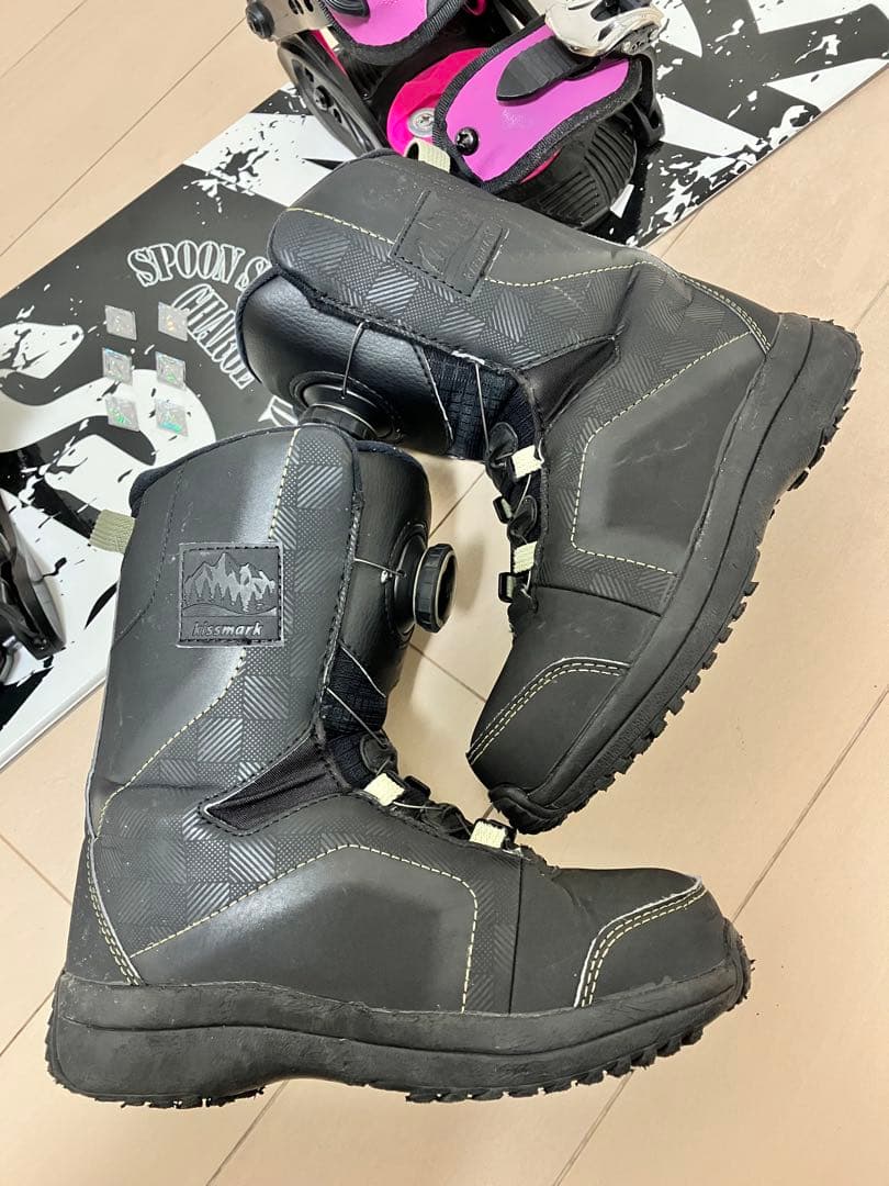 ブーツ22.0cm SPOON スノーボード 110 子供用キッズジュニア