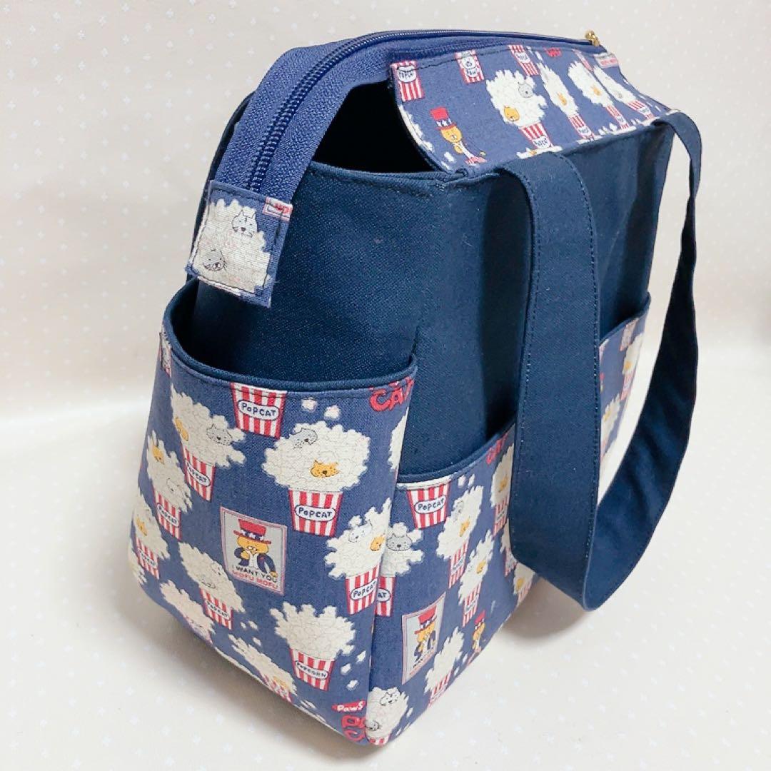 チャッピー。 パッチワークトートバッグ ねこ生地