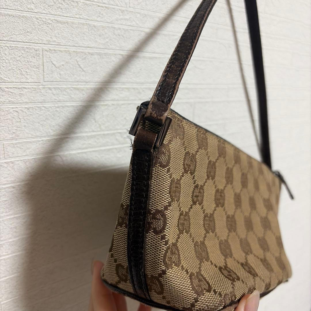 GUCCI GGキャンバス ハンドバッグ