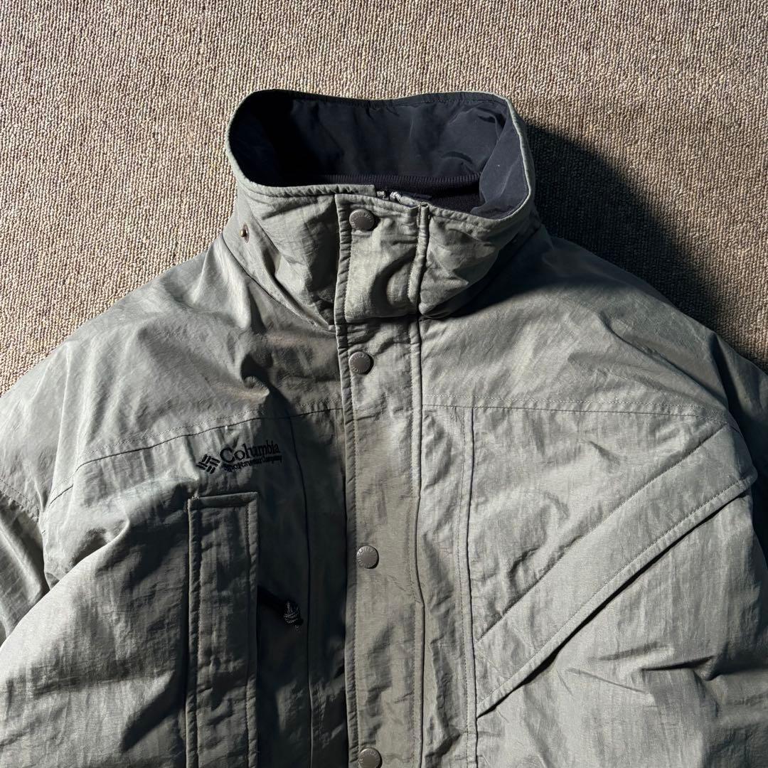 Columbia オリーブグリーン ダウンジャケット