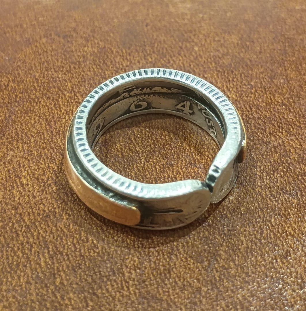 希少　ノースワークス　リング　ケネディハーフダラー　1964年