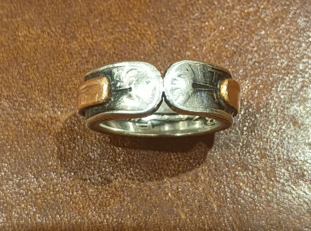 希少　ノースワークス　リング　ケネディハーフダラー　1964年