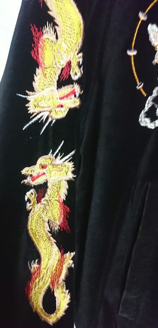 星姫 鬼 別珍 スカジャン hoshihime 風神 雷神 明王 ベルベット