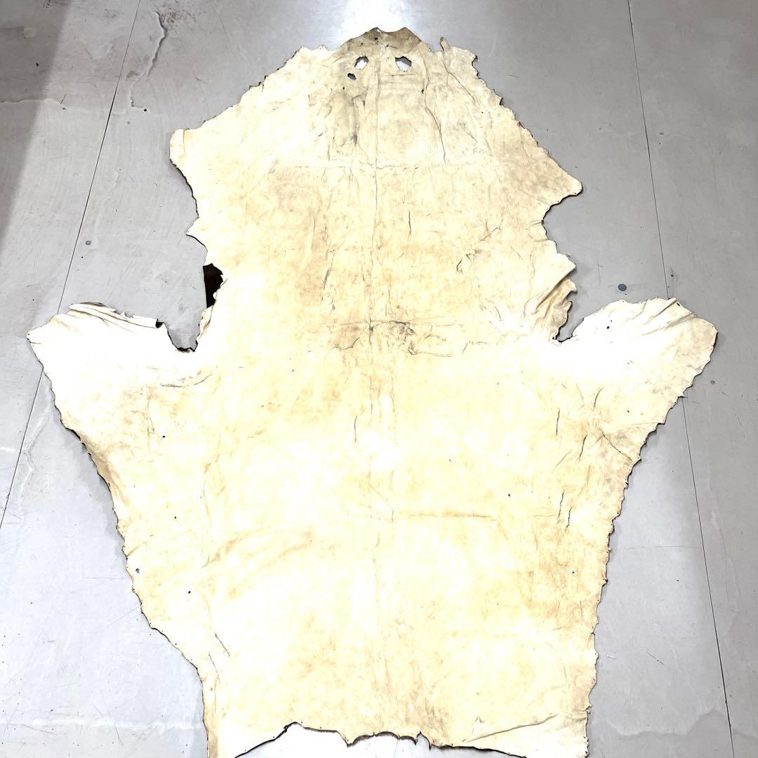 トド毛皮敷物　レザー皮革　海馬　北欧　ファーラグマット　チェア　ソファー　原料⑬