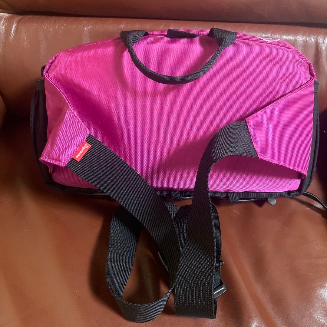 美品★Supreme ボディバッグ ショルダーバッグ　ピンクパープル