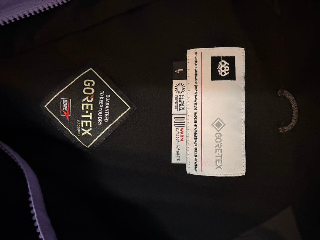 686 ゴアテックススノーボードウェア上下