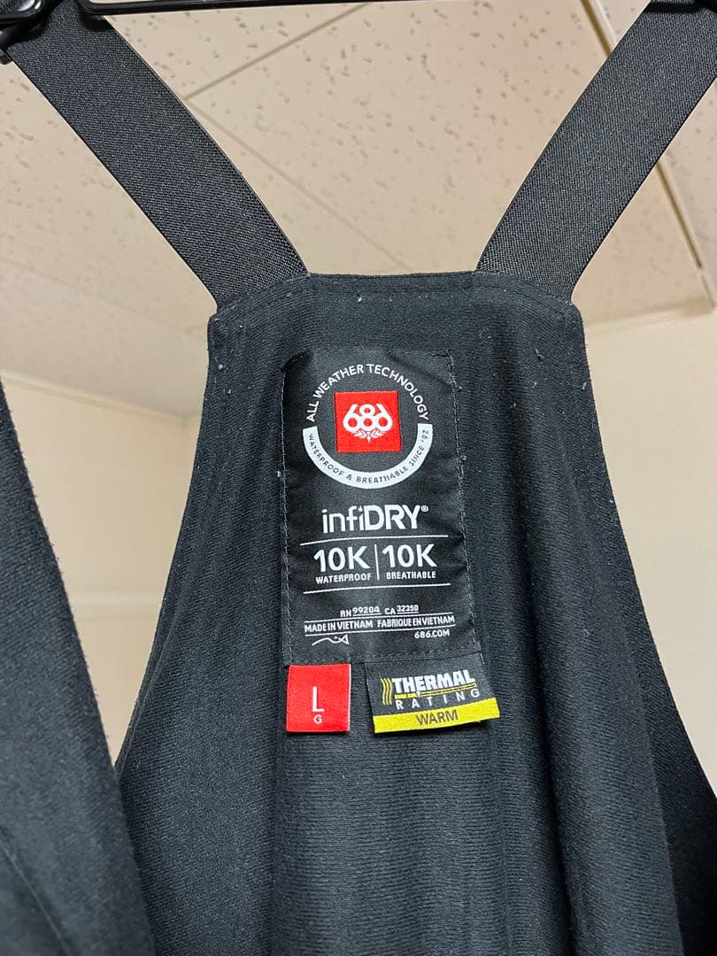 686 スノーボードウェア ビブパンツ