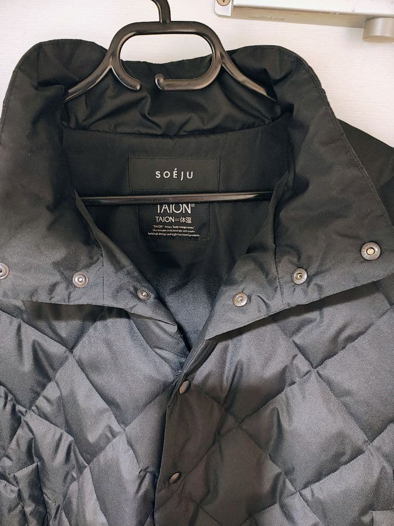 美品　SOÉJU k TAION / キルティングダウンブルゾン