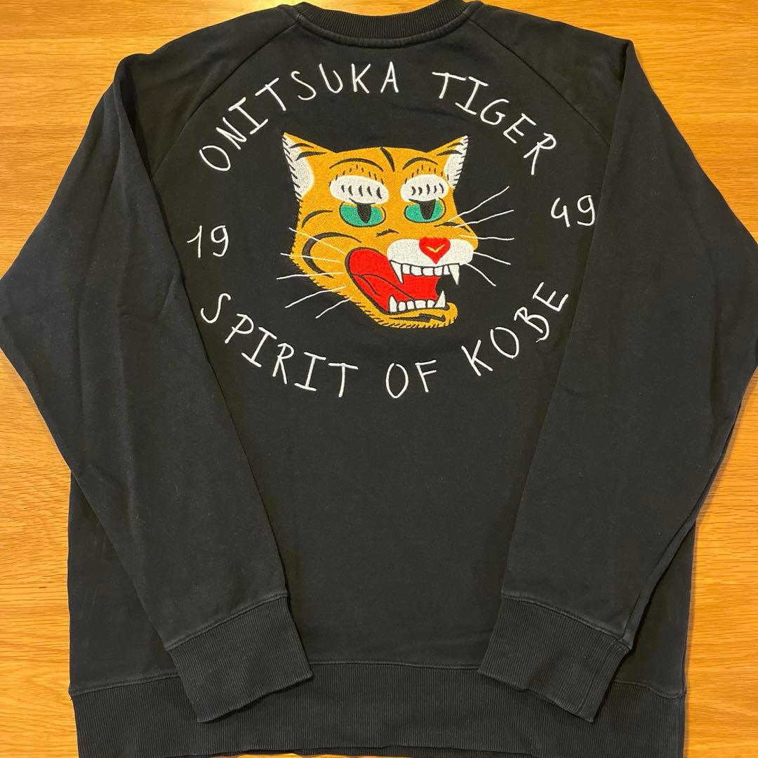 【値下げ】OnitsukaTiger オニツカタイガー 刺繍スウェット Sサイズ
