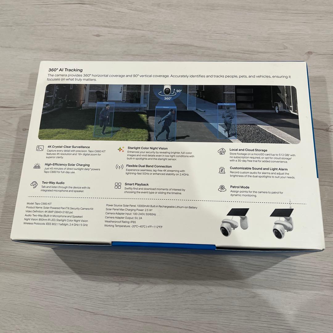 tapo C660 KIT ソーラー防犯カメラ　tp-link