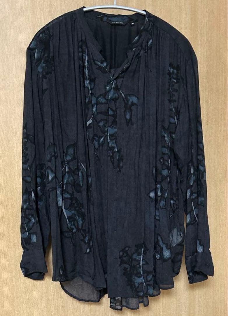 ⭐️pas de calais ⭐️キュプラコットンボイルプリントブラウス