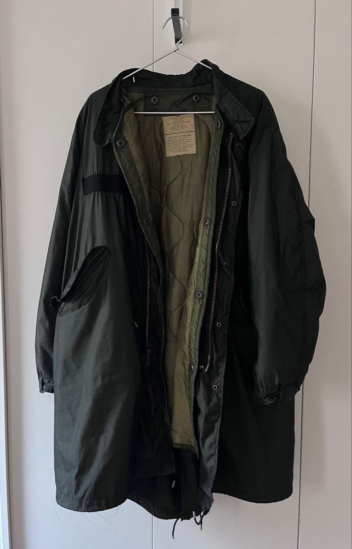 US ARMY (ユーエスアーミー)後染めM-65 フィッシュテール コート M