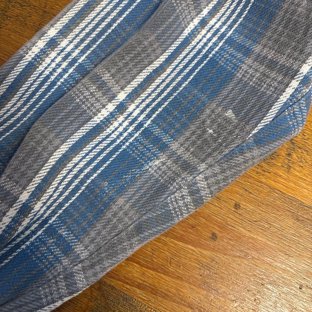 FIVE BROTHER フランネルシャツ　Lサイズ　ブルー