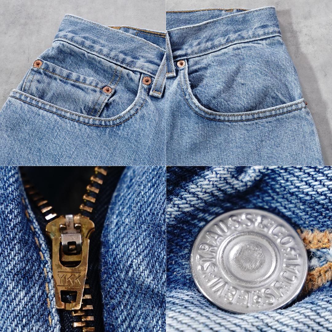リーバイス560 Levis W34 ブルーデニム 青 00s 古着 17653