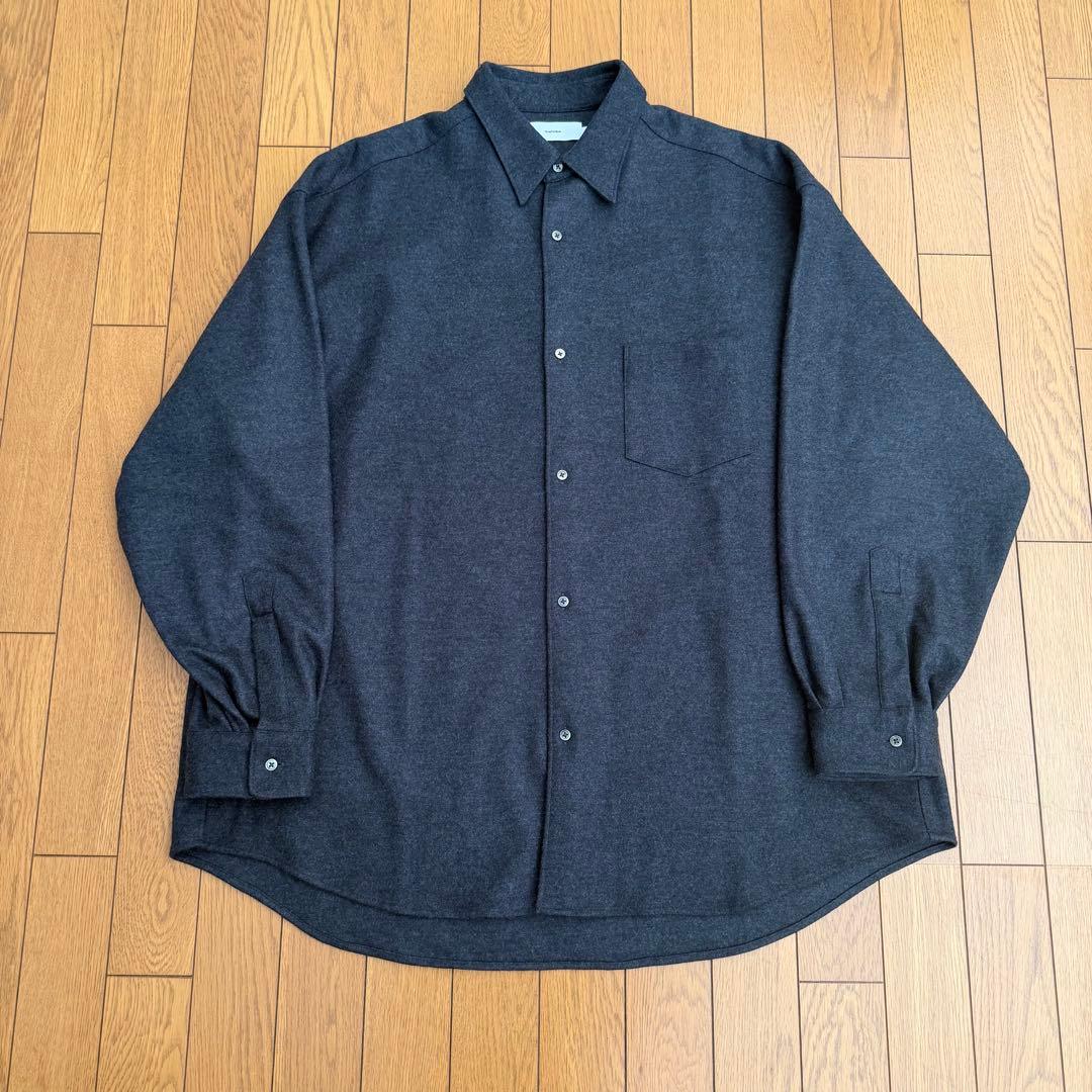 トップス Graphpaper Wool Smooth Flannel Shirt