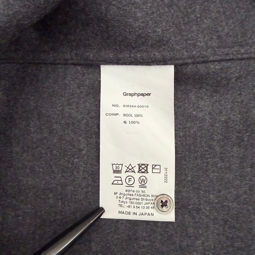 トップス Graphpaper Wool Smooth Flannel Shirt