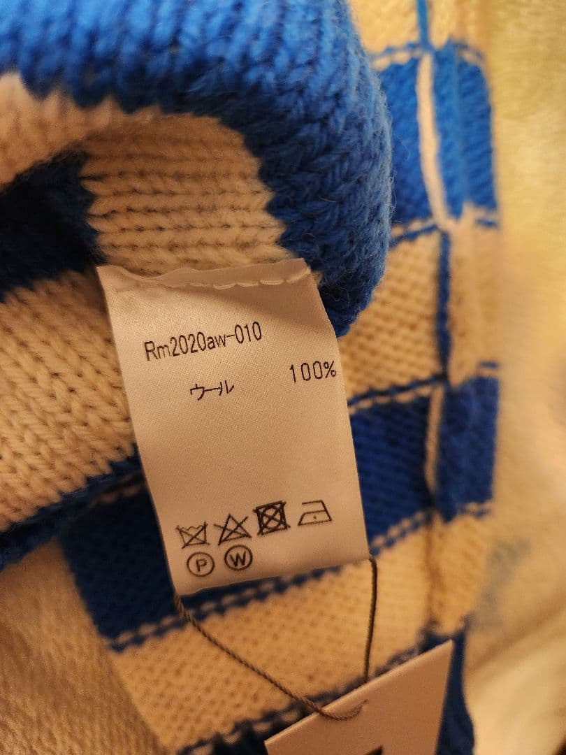 RYOTAMURAKAMI♡アートプリント付き青白ストライプニット♡定価9万円