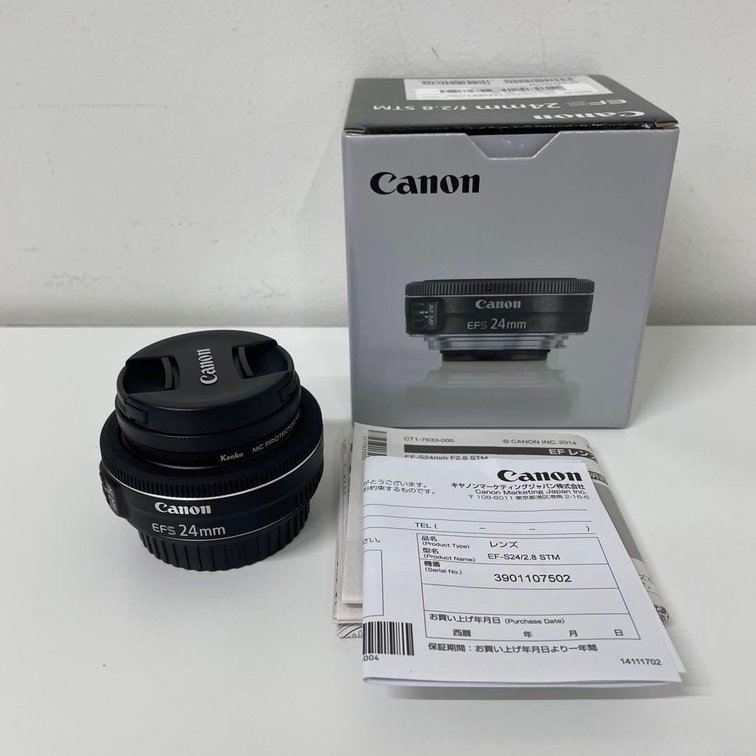 【TK】Canon キャノン　単焦点広角レンズEF-S24/2.8STM 24㎜