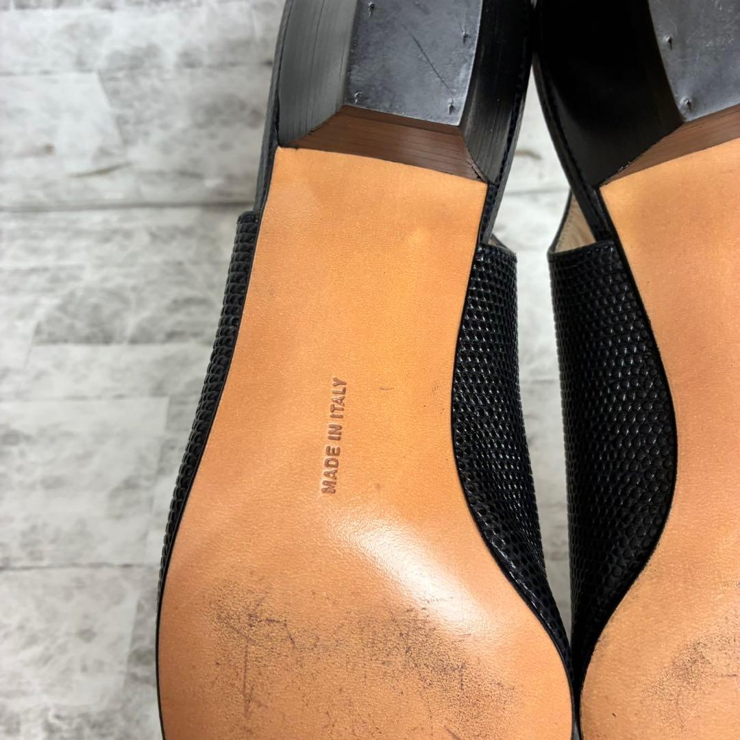 サルヴァトーレフェラガモ パンプス ヴァラ 金具 ブラック 約24~24.5cm