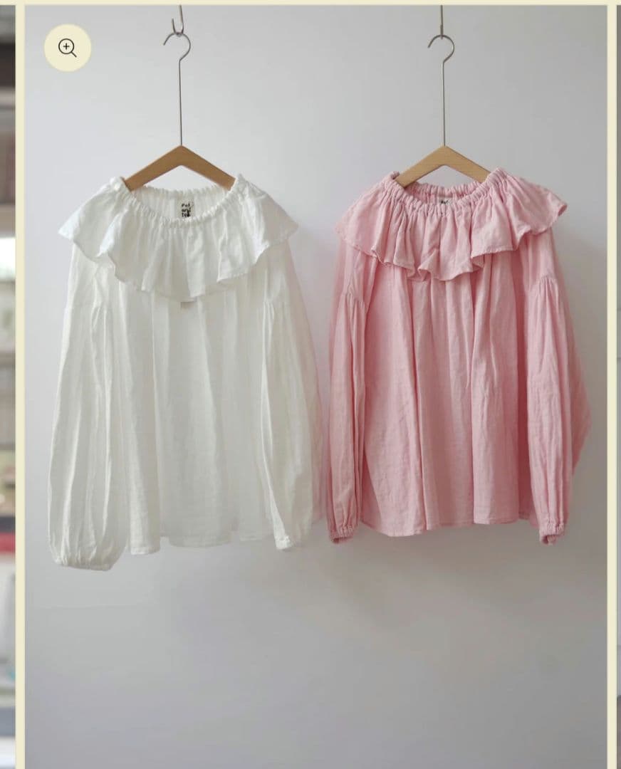 ガーゼのゴムそで口ブラウス pot and tea　45rpm