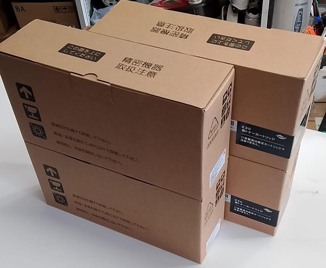 値下げです。キヤノン コピー用トナーカートリッジ 〔E30〕 モノクロ。4個