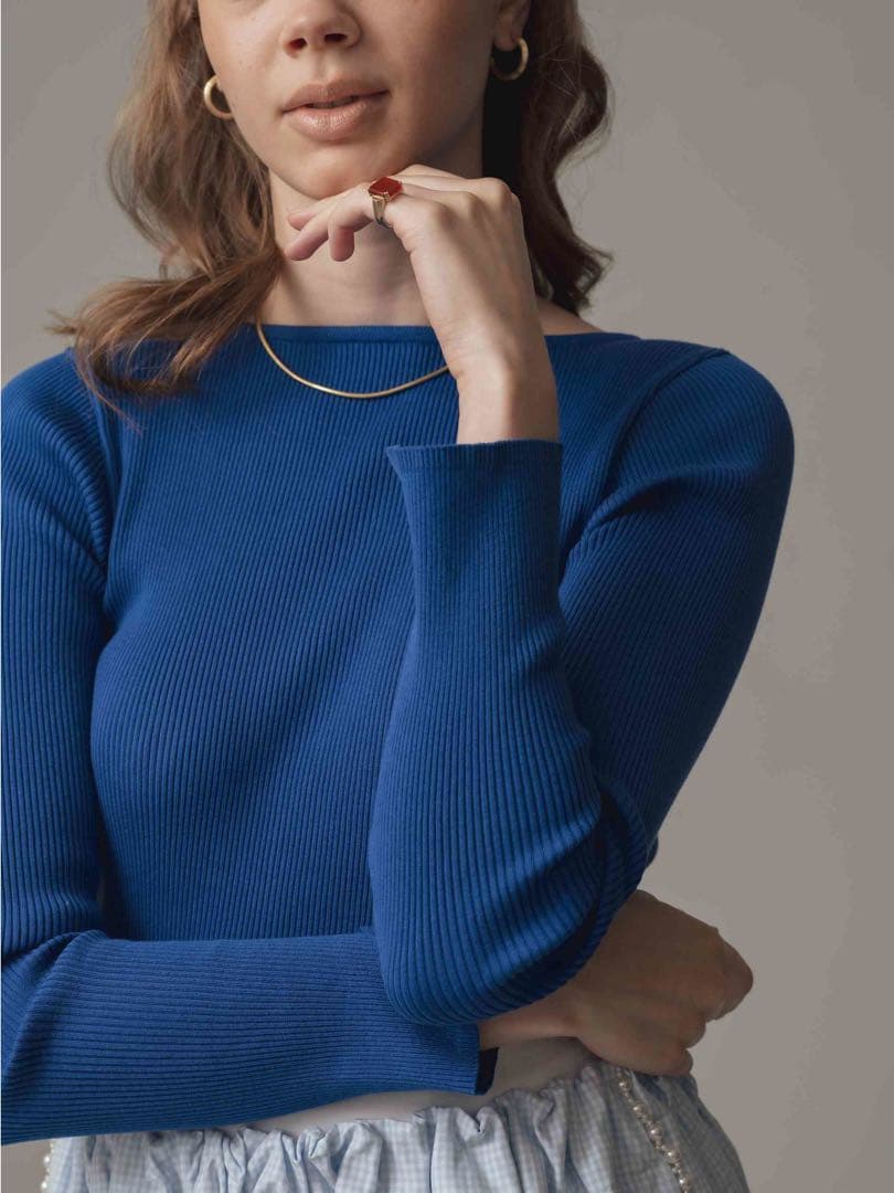 AURALEE ×RonHerman オーラリー ギザボートネック プルオーバー