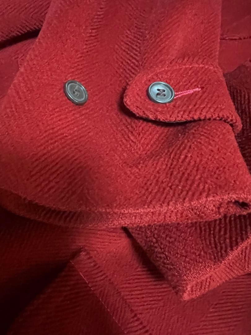 グローバーオール　ダッフルコート　L 赤　レッド　旧白タグ　美品