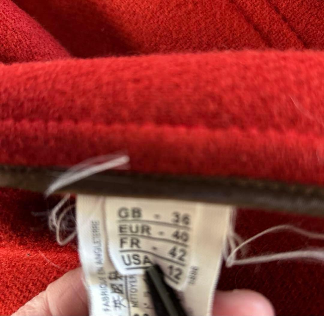 グローバーオール　ダッフルコート　L 赤　レッド　旧白タグ　美品