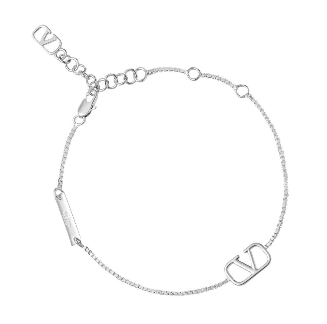 ヴァレンティノ VALENTINO ブレスレット メンズ シルバー【即購入可】