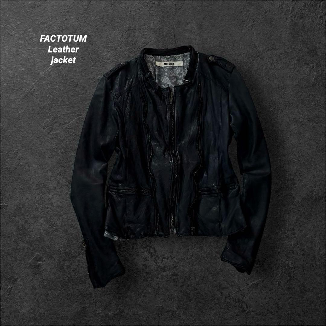 ジャケット・アウター archive FACTOTUM Leather rides jacket