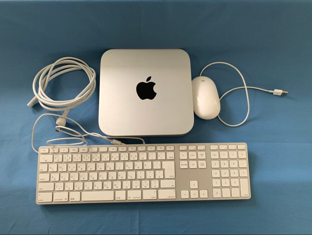 【ジャンク】Mac mini シルバー 本体+キーボード+マウス【HDD無】