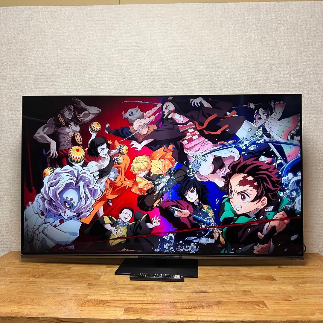 東芝 65V型4K有機ELテレビ REGZA スマートテレビ 65X8900N