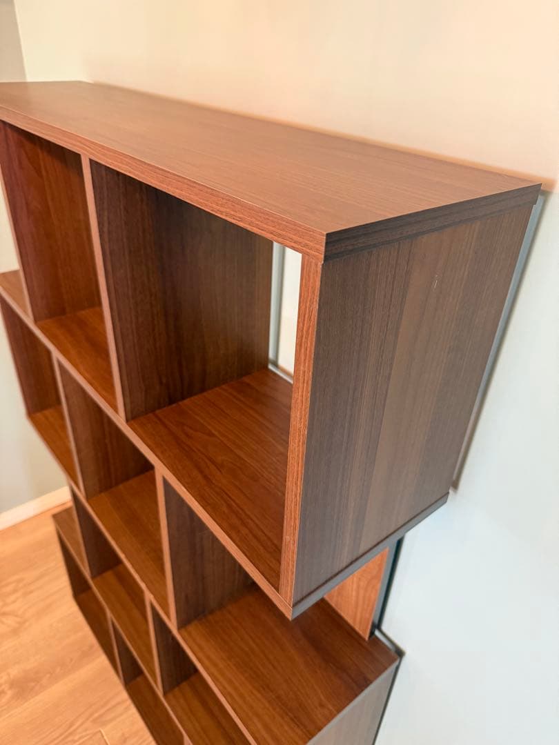 【送料込】arne ディスプレイラック 木製 完成品 オープンシェルフ