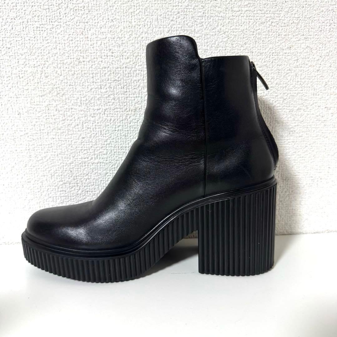ECOO エコー ブーツ FLUTED HEEL BACK ZIP BOOT
