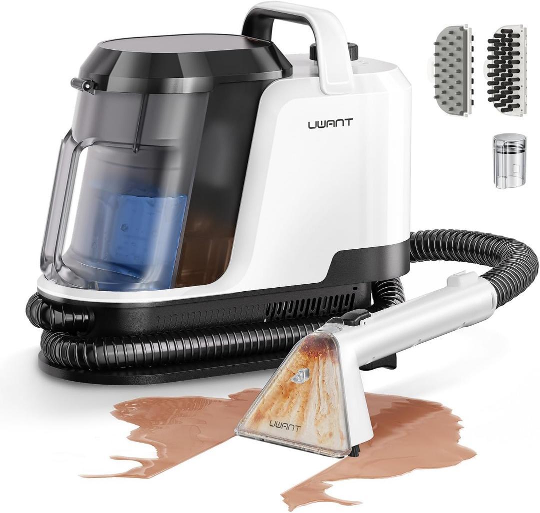 カーペットクリーナー 18000Pa 超強吸引力 軽量 家庭用絨毯クリーナー