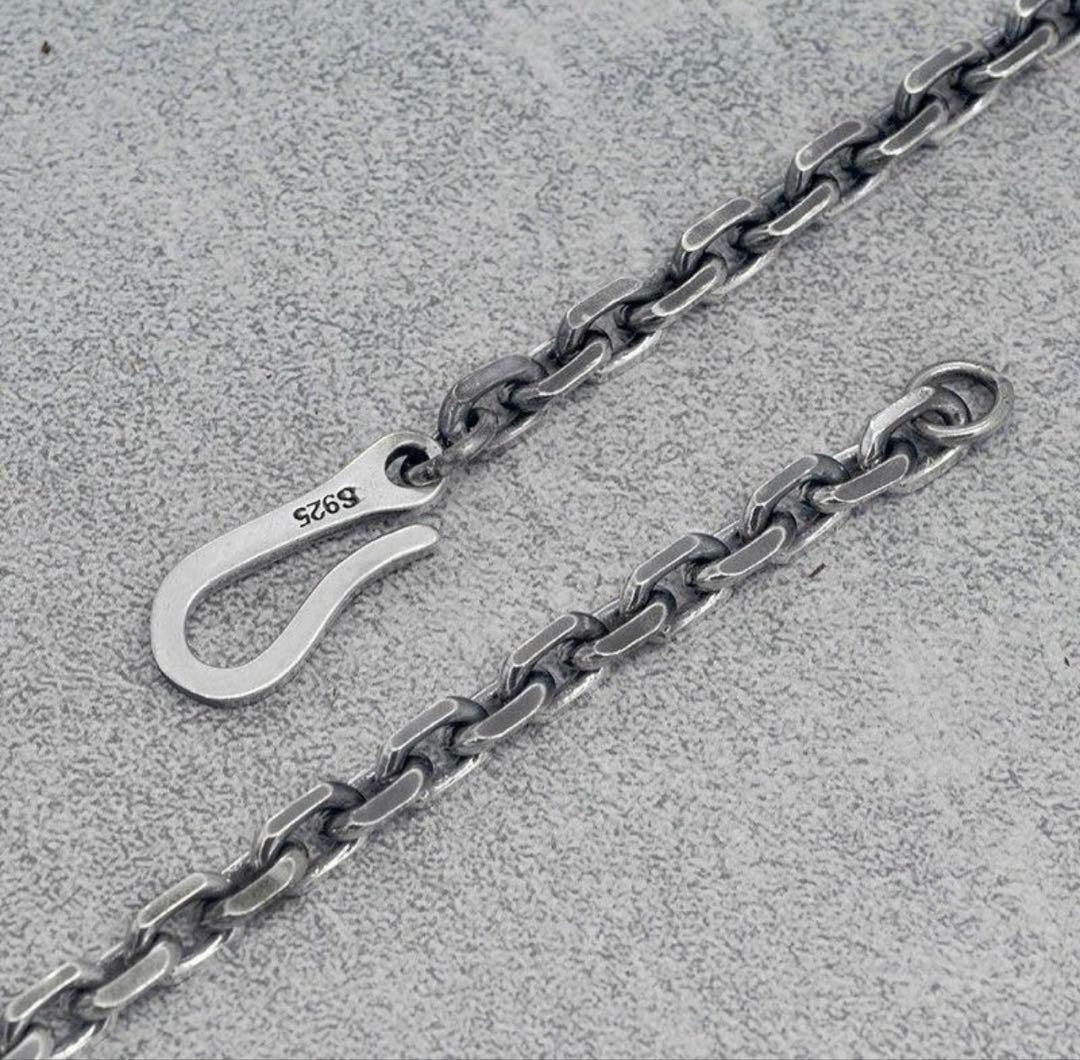 シルバーチェーンブレスレット メキシカンジュエリー シルバー925 ヴィンテージ